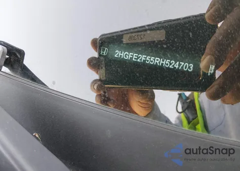 2024 Honda Civic Sport z USA, uszkodzony, nr VIN 2HGFE2F55RH524703